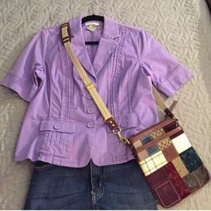 Coldwater Creek short sleeved blazer